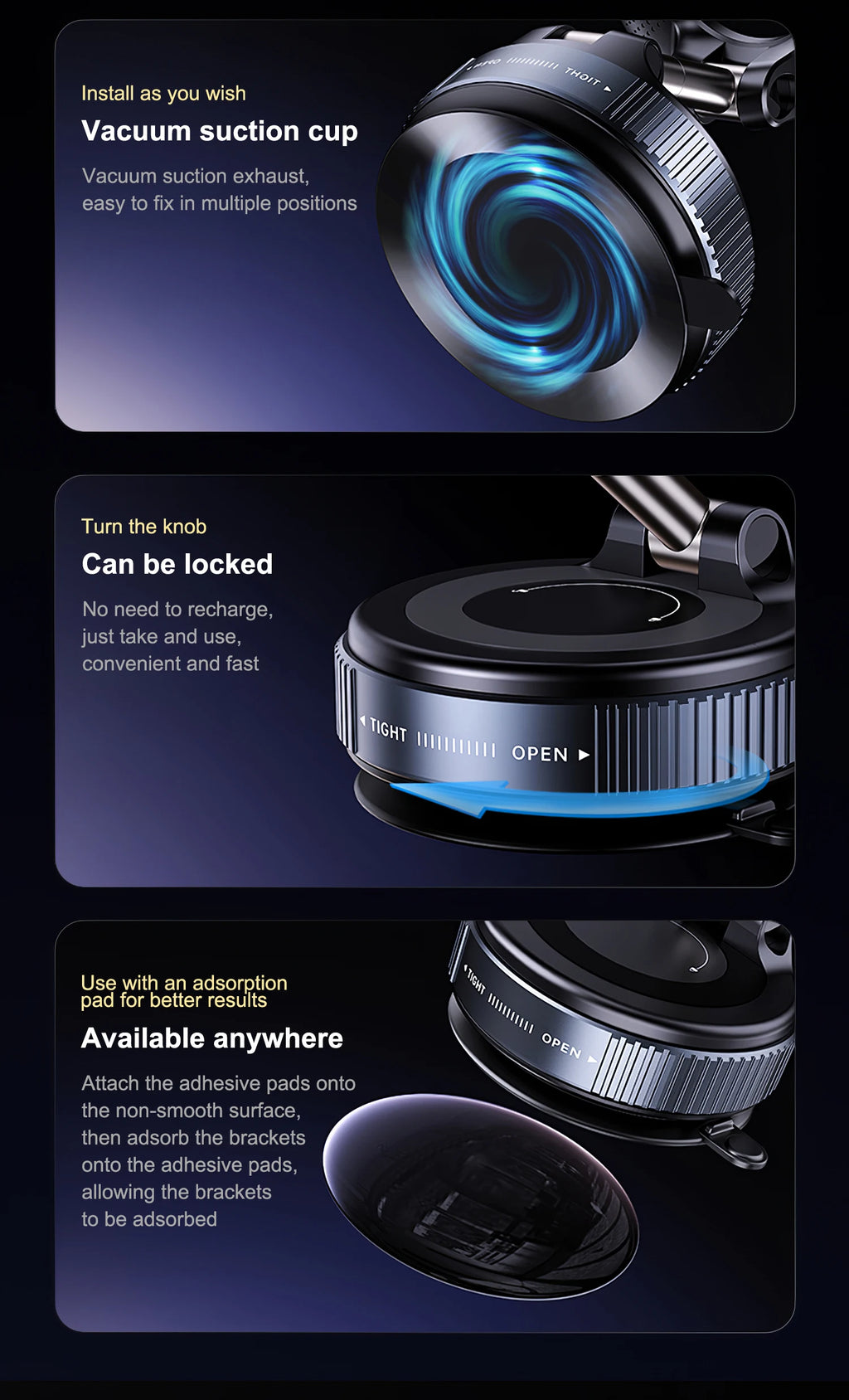 Magnetic cell phone holder