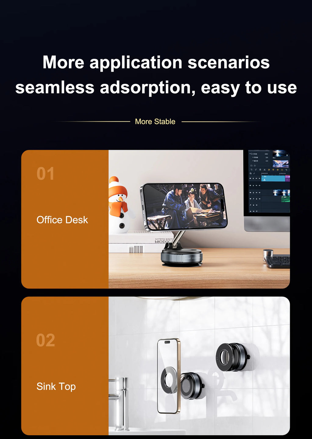 Magnetic cell phone holder