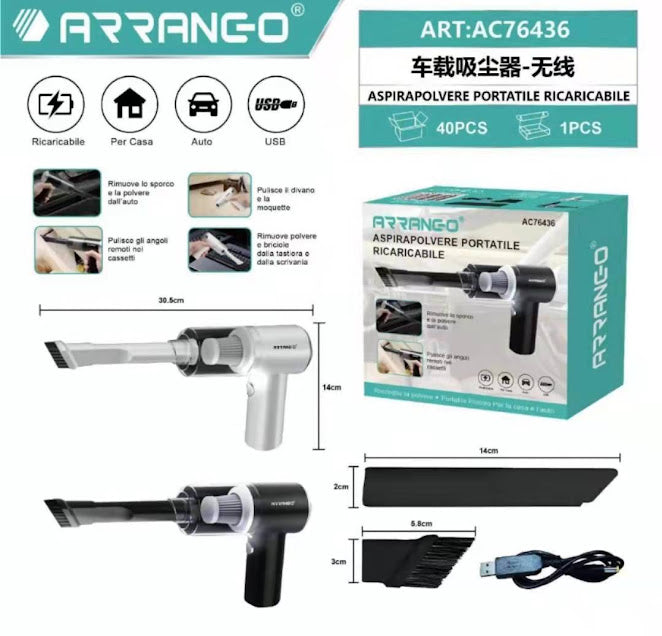 Aspirapolvere portatile per auto